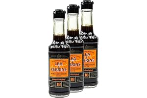 Lea & Perrins - 3er Pack Original Worcestershire Sauce in 150 ml Glasflasche (Würzsauce) - Traditionell englische Worcester Worcestersauce
