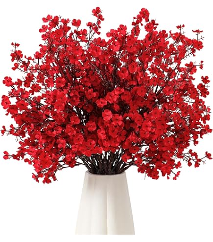 ICBOX 15 garofani bianchi artificiali, fiori finti bianchi, garofani in seta, fiori bianchi, per centrotavola per matrimoni, addio al nubilato, tavolo da pranzo, casa, feste, compleanni, decorazioni