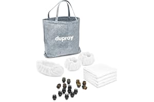 Dupray Steam Cleaning Pack Pro, 24-Piece Accessory Kit for Dupray Steam Cleaners