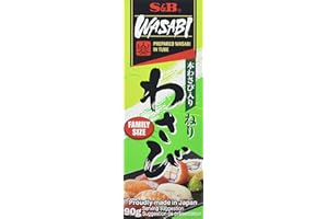 S&B S and B Wasabi Paste Tube 90 g (Pack of 2)