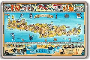 Photosiotas Crete Greece Fridge Magnet.!!!!!! - Calamita da frigo