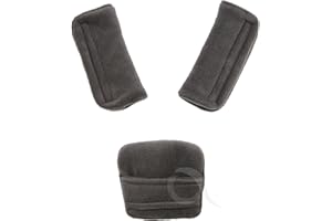 TIRRITO Super Soft Belts Pads Shoulder Strap and Crotch Cover fits All (Charcoal)