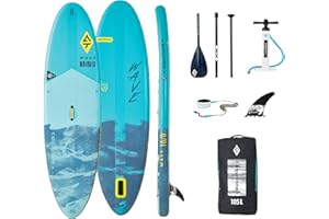 ‎AZTRON AZTRON Aquatone Wave 10.0 Modell, iSUP aufblasbar Surfboard, Stand Up Paddle 305x81x15cm