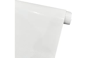 Arespark Covering Carbone de Voiture,Film Autocollant Adhésif,Carbone de Vinyle, Autocollant Imperméable pour Motos, Les Meubles Décoration
