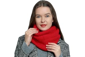DonDon Loop Schal Damen Winter Schlauchschal Winterschal Rundschal weich und warm