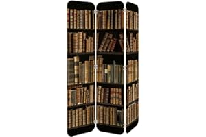 HEALANCY BIOMEDICAL HEALANCY Paravento Divisorio - Divisore a 3 pannelli Stampa su un lato - QUALITÀ PREMIUM 100% Legno - Separe Divisoria Interno - Pannello Divisorio per Casa - Room Divider - Parete Decorativa Moderno