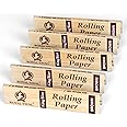 Royal Swag King Size Smoking Rolling Papers | Premium Brown Unbleached Paper | Pack Of 5 Each Pack has 33 Leaf| 165 Rolling Papers