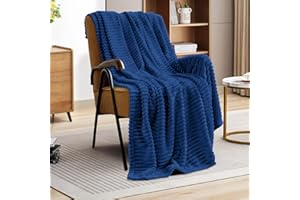 HESIOL Manta mullida de Lana, 100 x 150 cm, Manta para sofá, Manta para sofá, Manta de Invierno