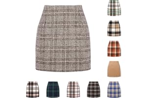 NALATIA Damen Kurze Winterrock Winter Rock In A-Linie Hüften Umwickelter Wolle Elegant Dicker Frauenrock Damen-Bleistiftrock