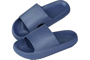 Menore Slippers Women Slides Men Quick Drying Flip Flops Non-Slip Sandals Summer Beach Pool Pillow Sliders Indoor Outdoor