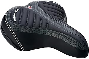 Schwinn Comfort Bike Seat, Saddle and Seat Covers, Multiple Colors
