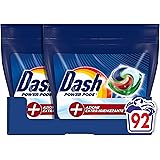 Dash Power Pods Detersivo Lavatrice In Capsule, 92 Lavaggi (2x46), Azione Extra-Igienizzante, Contro Sporco E Batteri, Effica