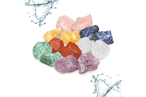 ‎PURAJA PURAJA Große Wasserstein Mischung | Premium Natursteine | Heilsteine Set mit den 7 beliebtesten Natursteinen | 300g Edelsteine für Trinkwasser | Wassersteine zur Wasseraufbereitung