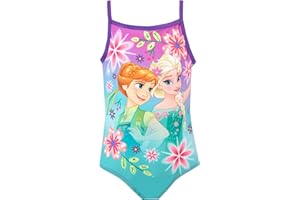 Disney Costume da Bagno Frozen | Costume Piscina Anna Ed Elsa | Costumi Bagno Bambina | da 2 A 6 Anni