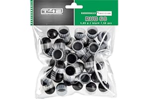 UMAREX T4E RUB 68 Prec - Bolas de paintball (calibre 0,68, 50 unidades), color negro