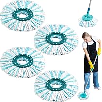 3 Têtes Serpillère Microfibre Chiluxendo - Rechange Pour Balai Triangulaire