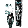 Nitro X Factor 13 Piece Golf Set All Graphite Ladies, Left Handed,Teal/Silver