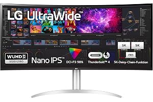 5K UltraWide böjd skärm 40WP95X-W 94,7 cm – 39,7 tum, 5120 x 2160, Nano IPS, HDR 10, Thunderbolt 4