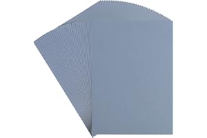 35 blad tjockt blått pulverpappersark A4 - Tjockt Morandi-papper 250GSM/92LB för korttillverkning, hantverk, scrapbook, jul U