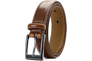 CHAOREN Cinturones Hombre Cuero, Cinturón Hombre Ancho 30mm, Cinto Homem Negro Marron Adecuado Para Ropa Formal u Ocasiones de Negocios