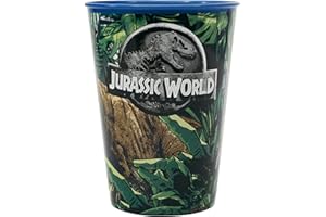 STOR GOBELET RÉUTILISABLE POUR ENFANTS EN PLASTIQUE SANS BPA 260 ML | JURASSIC WORLD FRANCHISE