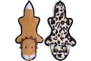 SHARLOVY Hundespielzeug ohne Füllung, quietschendes Hundespielzeug, langlebiges Kauspielzeug für Aggressive Hunde, Kauspielzeug für Hunde,