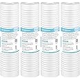 BALSON10 Inch Pp Spun Filter for Water Purifier High Density Thick Grovved Sediment Filter Spun Pre Filter Cartridge 5 Micron for 10 Inch Prefilter Housing of All ro Water Purifier | Pack of 4 Spun