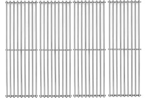 Votenli S6602D (4 Stück) Edelstahl Grillroste für Broil King Baron 320, 340, 420, 440, 490 und Huntington 2122-64 2122-67 6020-54 6020-57 6020-64 Broil-Mate, Sterling, Grill
