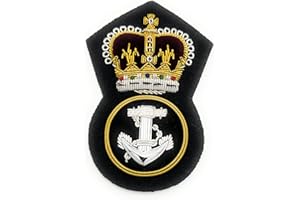 Uniform Store London Badge Navy Petty Officers Cap Badge Queens Crown R1328