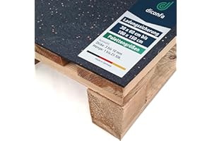 ‎DICONFA diconfa Antirutschmatte Ladungssicherung GRÖßE + Dicke + Menge WÄHLEN - 120x80cm, 3mm - 1 Stück - Palettengröße - einfach zuschneiden - VDI-2700 geprüft universal Gummimatte Gummigranulat