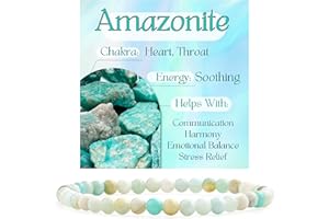 Bivei Kristall Armband für Frauen 4mm Perlen Halbedelstein Natürlicher Stein Dehnbarer Elastischer Schmuck Yoga Geschenke