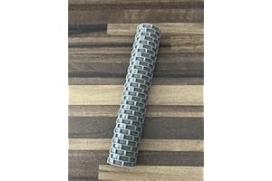 Patrick Miniatures Strukturwalze Stift für Styrodur, XPS-Schaum und Ton | 3D-Druckprodukt für 28 mm, 32 mm Tabletop-Terrain-Erstellung. (Brick Stone)