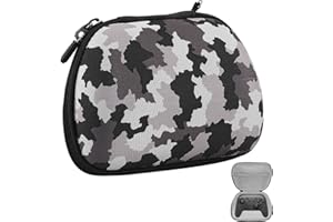 Geekria Futerał podróżny kompatybilny z kontrolerami Switch Pro/RAZER V2 Pro/Victrix/Luna/Steam futerał do przenoszenia akcesoria do gier futerał ochronny do gier torba do przechowywania futerał do przenoszenia z twardą skorupą