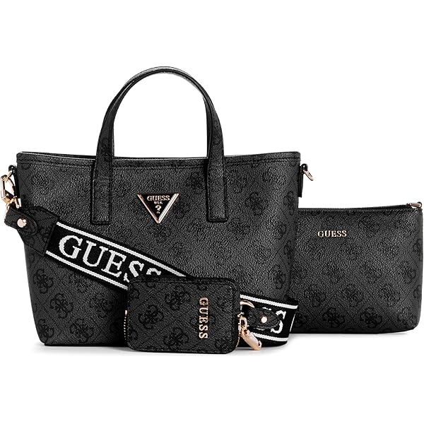 GUESS Damen Retour Mini Crossbody - Stylische Umhängetasche In Antik-Bronze