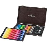 Faber-Castell Albrecht D&uuml;rer Aquarell Sulu Boya Kalemi, 48 Renk, Ahşap Kutu, Suda &Ccedil;&ouml;z&uuml;nebilir U&ccedil;, Parlak ve Dayanıklı Pigment