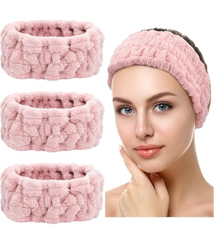 1 Pezzo Spa Fascia per Lavare Il Viso Trucco Sport Doccia Ampia Fascia