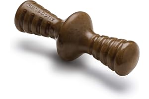 Benebone Zaggler Indestructible Dog Chew Toy, Aggressive Chewers, Durable, Boredom Resistant for Dogs, Real Bacon Flavour for Medium Dogs