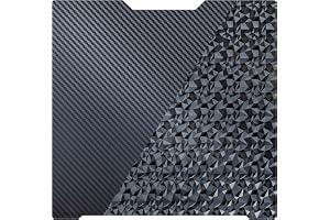 TIOPY PET (kol) + PEO (diamond) bambu byggplatta 355 x 346,5 mm, 3D dubbelsidigt tryck fjäderstål för bambu H2D texturerad tr