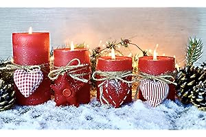 TAPPETIK Tappeto natalizio, Passatoia in Stampa Digitale NATALE Alta qualità, Ampia Gamma di Colori e Disegni (Serie Digit NATALE) (Natale 18, 52 x 190 cm)