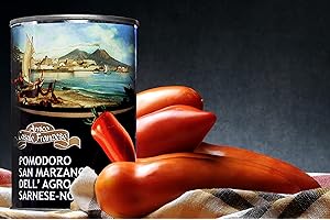 3 boîtes de tomates pelées Pomodori San Marzano D.O.P dell'Agro Sarnese-Nocerino entières tomates pelées 400 g