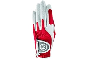 Zero Friction Ladies' Compression-Fit Synthetic Golf Gloves, Universal Fit One Size
