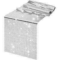 KOBOKO Tovaglioli Decorativi A Sfera Discoteca - 25 Pezzi 25x25 Cm - Carta Assorbente 2 Strati Con Motivo Argento - Per Feste A Tema Anni 70 80 90, Compleanni E Decorazioni