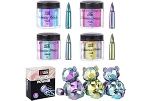 LET'S RESIN - Polvere di camaleonte per resina epossidica, polvere di pigmento perlato per pittura, sapone, bombe da bagno, creazione di candele, melma