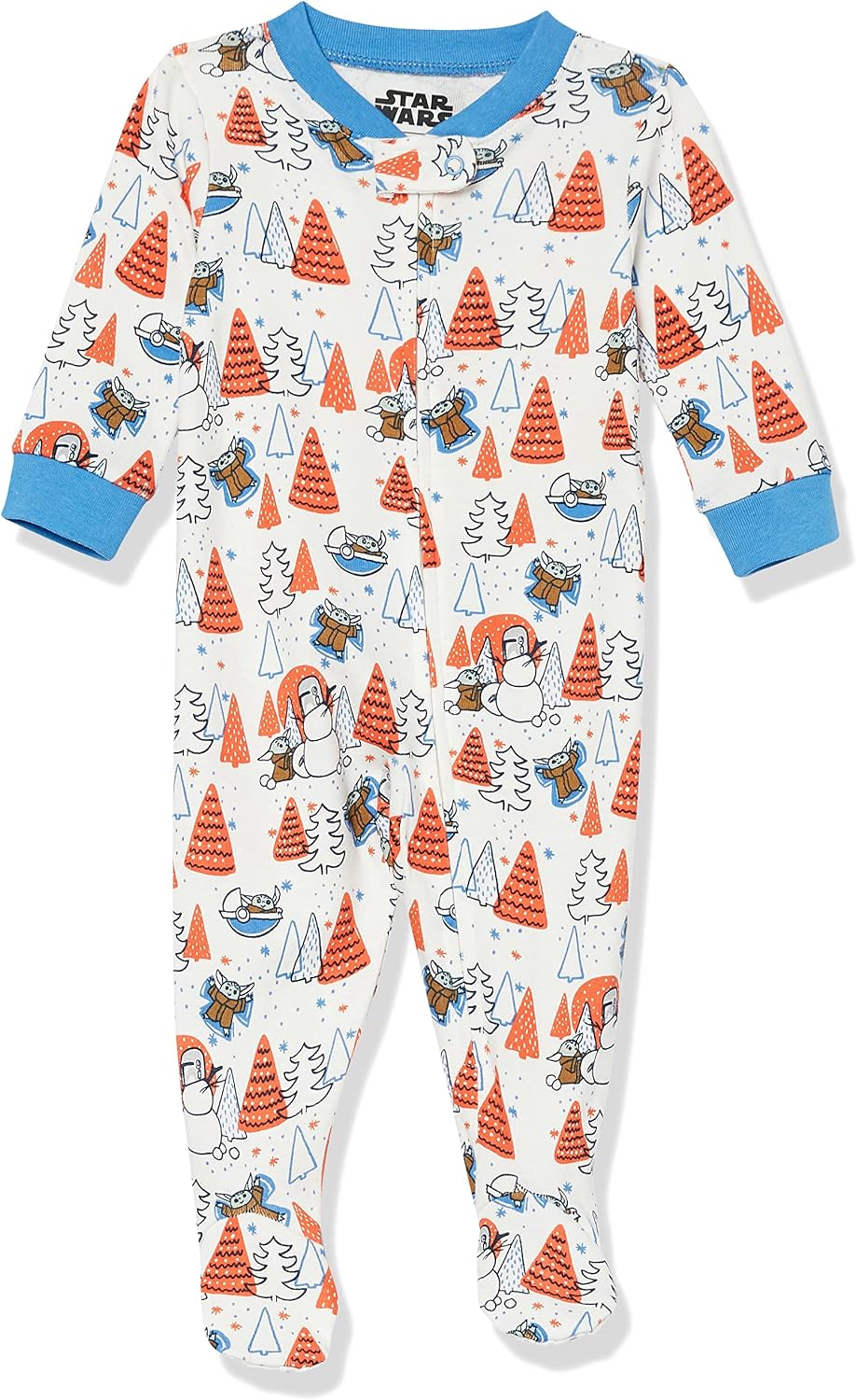 Amazon Essentials Disney | Marvel | Star Wars Pijama Ceñido de Algodón con Pies Unisex Bebés y Niño, Paquetes Múltiples