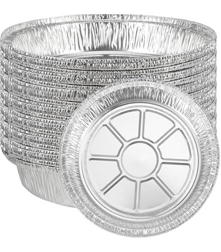 Vassoi Alluminio Con Coperchio - 40 Pezzi 17.8cm Per Forno E Congelatore - Foto 10