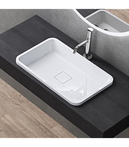 Vasque En Cuivre Marocaine Ovale - Lavabo à Encastrer 49x35cm - Salle De Bain