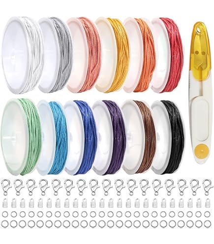 Cordon Coton Ciré Pandahall 1.5mm - 100 Yards Pour Bijoux, Macramé Et Création Artisanale