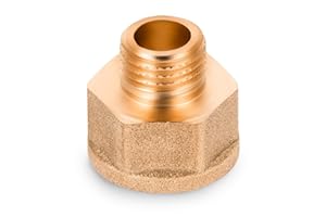 HYDROBIL CONNETTORI RIDUTTORI IN OTTONE BSP 1/4 ”Maschio - 3/8” Femmina