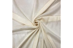 FT FASHION TRACK Muslin Cloth 100% Cotton Fabric Cheese Cloth by The Metre for Cooking, Embroidery, Straining, Baking and Halloween Decorations - Grade 90-140 cm / 55 Inch Wide - by Fashion Track (1 Metre, Natural)