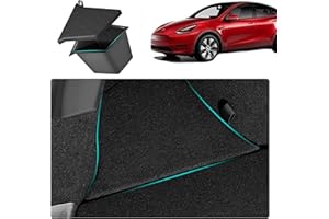 KEHUASHINA Tesla Tasche laterali Organizzatore del bagagliaio posteriore - Scatola di immagazzinaggio del bagagliaio per 2022-2023 (Made in Berlin) Modello Y